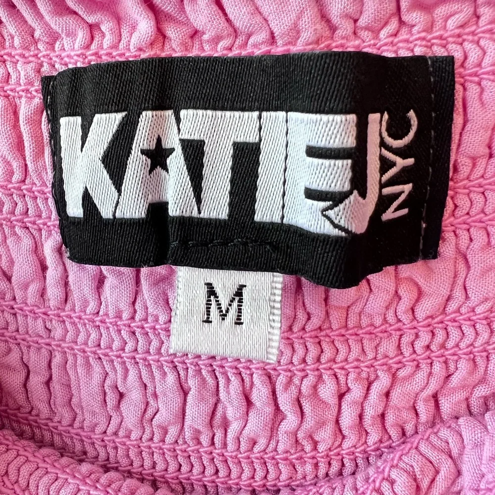 Katie J NYC Marlee smock & puff sleeve Blouse - Picture 2 of 9